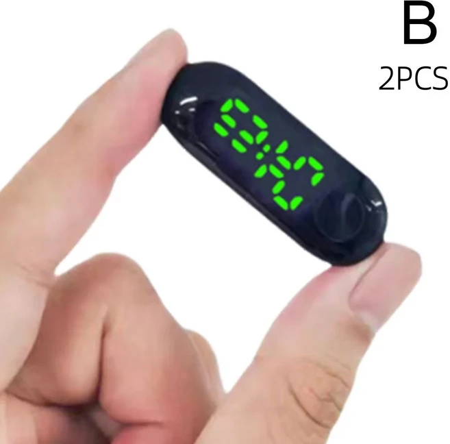 오토바이 전기 스쿠터에 대 한 디지털 시간 표시 휴대용 전자 시계 방수 빛나는 디지털 디스플레이 LED 시, 06 B2pcs