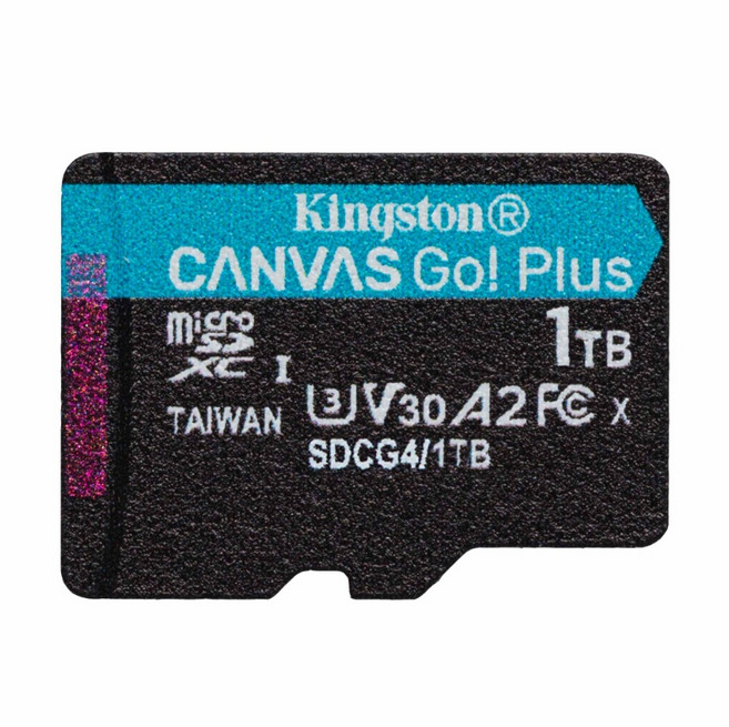 Kingston 金士頓 Canvas Go! Plus 1TB SDCG4 記憶卡 microSD U3 高速記憶卡 TF卡, 1個