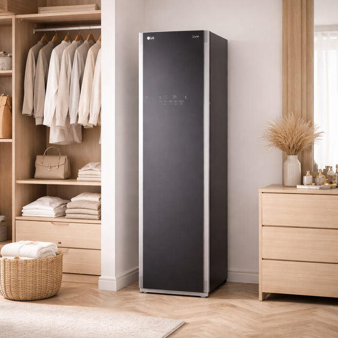 LG전자 스타일러 의류건조기 S3CMC 메탈릭 차콜 상의3벌 방문설치