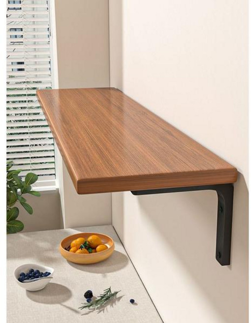 벽 선반 장식장 받침대 네일선반 책꽂이 폭좁은거실 서재, 호두 30x50