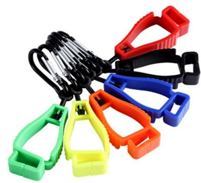 Crayon 장갑집게 장갑클립 글러브 공구걸이 분실방지 고리, 오렌지, 2개