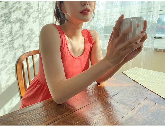 랑스핏 데일리 모달 롱 드레스 나시원피스