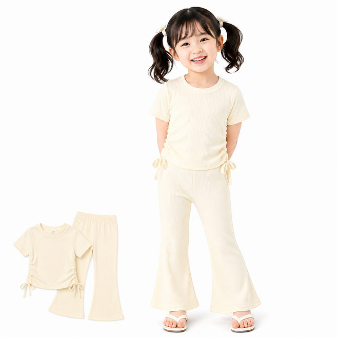 여아 부츠컷 상하세트 유아 플레어 트레이닝복