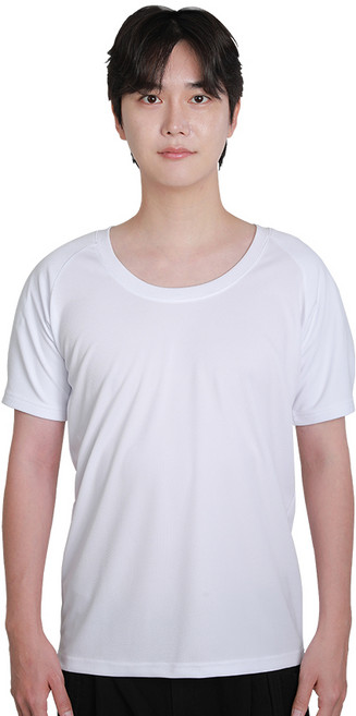 비스트 어깨 좁은 남자 필수 어깨뽕 체형보완 유넥반팔티