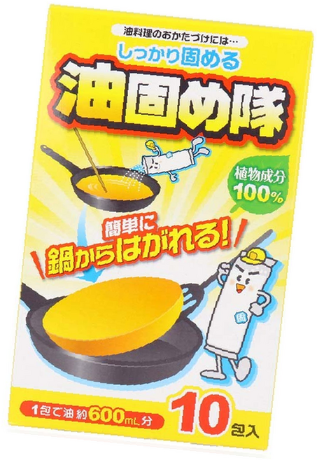 폐유처리제 10포입 1박스 튀김기름 응고제