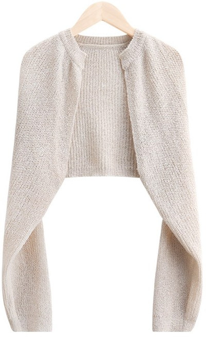 바이로라 가디건 여름 볼레로 여성용 크롭 스타일