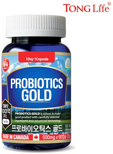 통라이프 프로바이오틱스 골드 유산균 30g, 60정, 1개