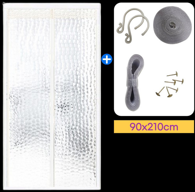 솔플레이스 외풍차단 방풍비닐 커튼 자석양문형, 1개