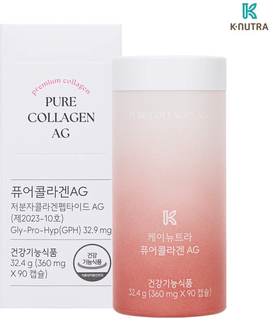 케이뉴트라 퓨어 콜라겐AG 32.4g, 1개, 90정 - 쿠팡