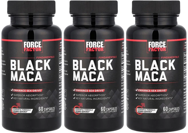 포스팩터 3개X 블랙마카 캡슐 60정, 3개 - 쿠팡