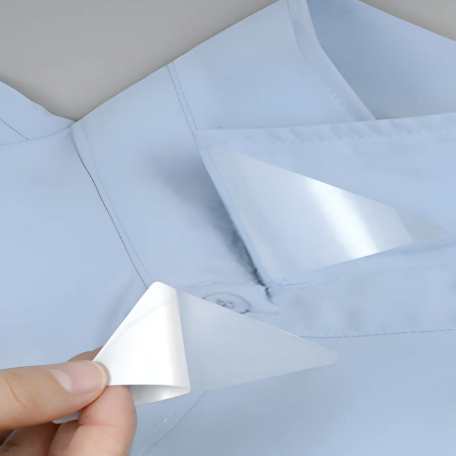 현우상점 옷 셔츠 카라 고정 테이프, 1세트