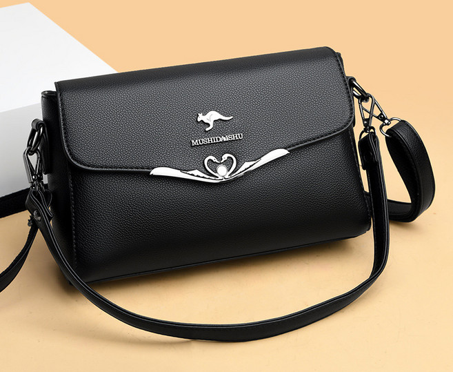 SHOPPI 하트장식 미디움 크로스 숄더백