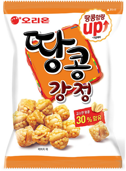 오리온 땅콩강정, 147g, 18개