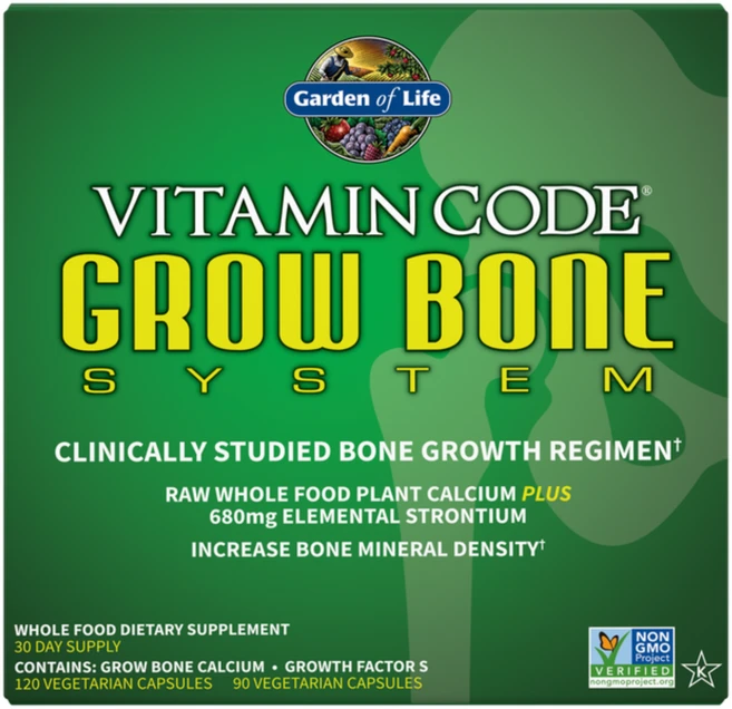 Garden of Life 비타민 코드 그로우 본 시스템 2종 세트, 1개, 210정 - 쿠팡