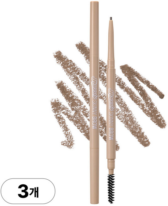 [NEW 도토리컬렉션 출시] 페리페라 스피디 스키니 브로우, 012 밀키토프, 3개