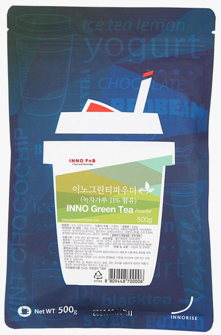 이노라이즈 프리미엄 그린티 파우더 500g, 본품, 1개, 1개입