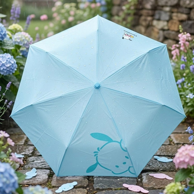산리오 시나모롤 캐릭터 안전한 자동 빅빼꼼 우산 파스텔 블루 아동 성인 공용 튼튼한 장우산