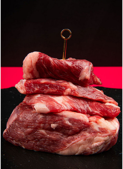 명육당 프라임등급 소고기 저녁한상 캠핑세트 600g, 1개