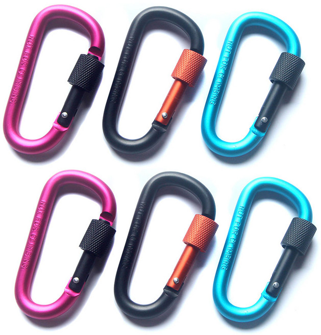 리모드_컬러 락카라비너[20P], 블루 x 20P