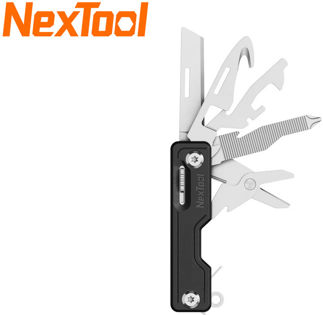 넥스툴 샤오미 멀티툴 Functional 나이프 EDC ( 정식수입 ) ( 고나이프 AS가능 ) ( 국내출고 ), 1개, 블랙