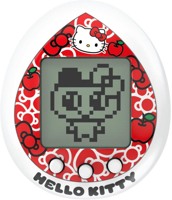Tamagotchi Hello Kitty Red BANDAI 다마고치 헬로 키티 산리오 반다이 전자 장난감, 1개