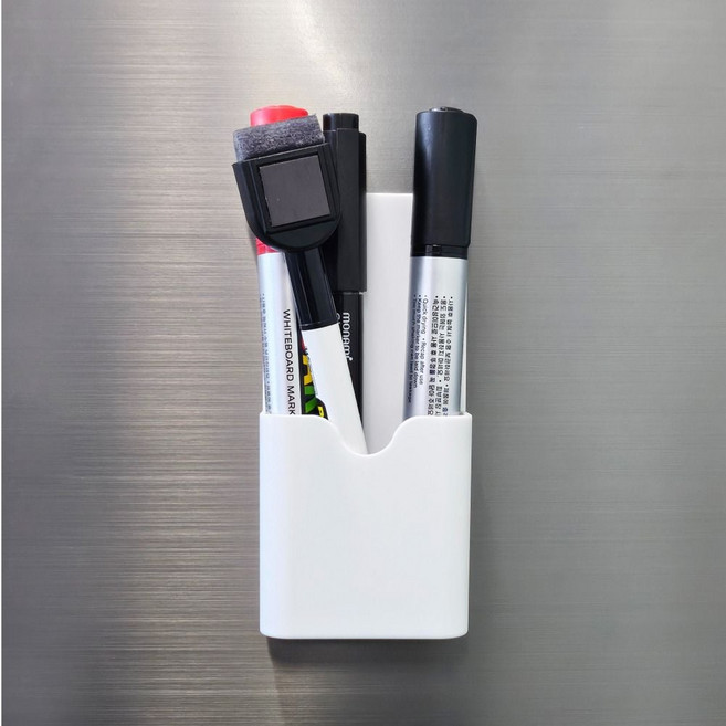 냉장고 화이트보드 칠판 자석 펜꽂이 수납함 소형01a8+7HUA