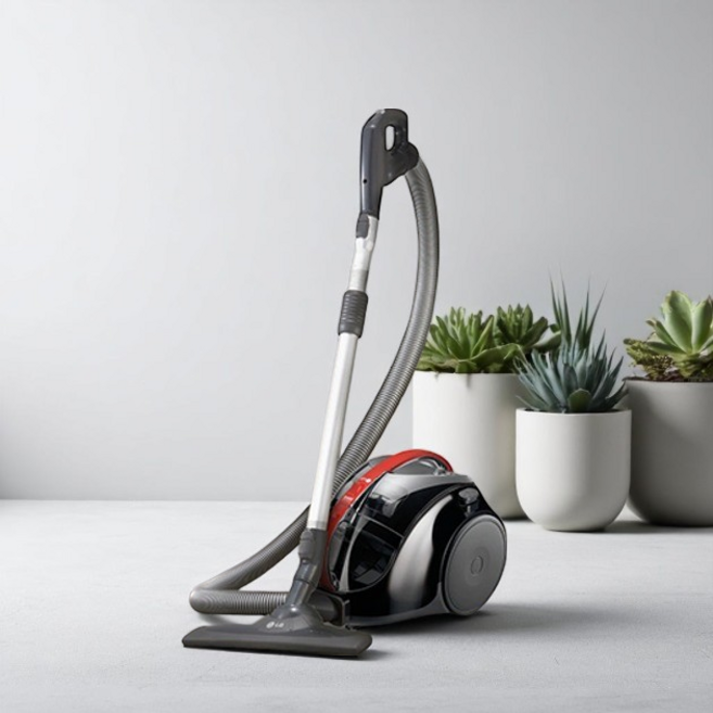 LG전자 싸이킹 싸이클론 진공청소기, C40RFHT, 레드