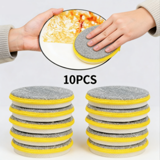 COVERONE 거품 가득 가정용 양면 주방 청소 스펀지, 10개