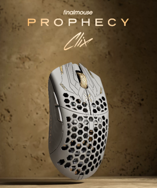 [레르콘]Finalmouse ULX Prophecy Frostlord Clix Tarik Tfue 초경량 무선 마우스 정품 PMW3395센서, S사이즈