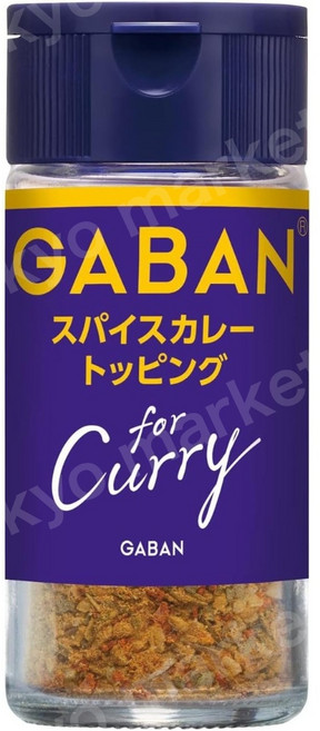 일본 GABAN FOR CURRY 토핑용 스파이스카레 향신료 가루 병 (18g) 1개, 18g