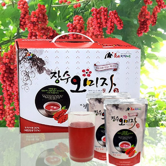 장수 오미자 원액/엑기스 청/오미자즙, 1개, 6L