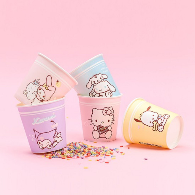산리오 캐릭터즈 홈파티 일회용종이컵 180ml(50P) / SC8898, 없음, 없음, 상세설명 참조