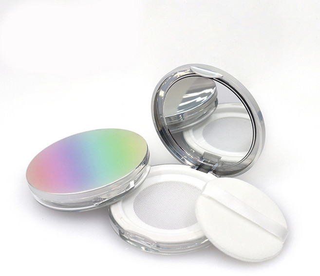 슬림형 메쉬 파우더용기 그물망, 1개, 홀로그램