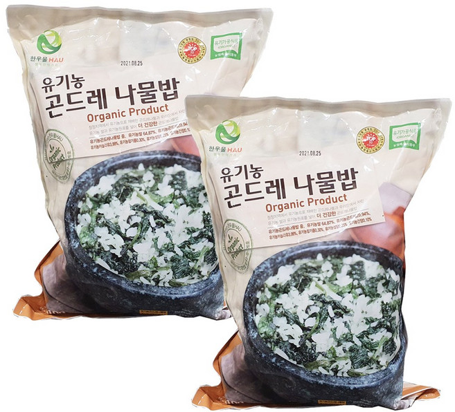 한우물 코스트코 유기농 곤드레 나물밥, 262g, 10개