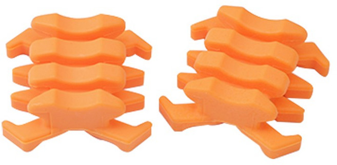 슈팅 흡수 높은 화살표 충격 탄성 대한 사냥 고무 사지 복합 크랩 양궁 액세서리에 안정제, 주황색, 1개