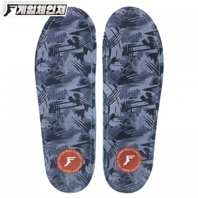 FOOTPRINT 풋프린트 충격흡수/아치서포트 인솔/깔창 Gamechangers - Dark Grey Camo 게임체인저 - 다크 그레이 캐모 - 쿠팡