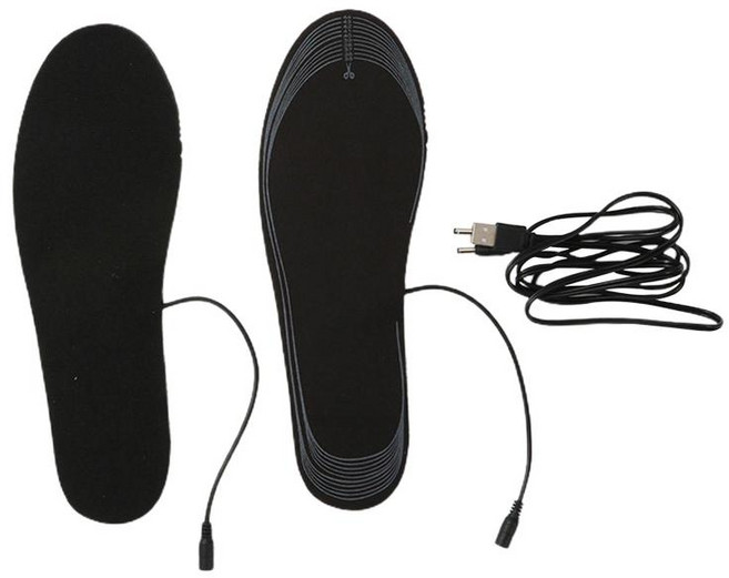 5x 유니섹스 USB 전기 온열 신발 안창 발 히터 패드 겨울