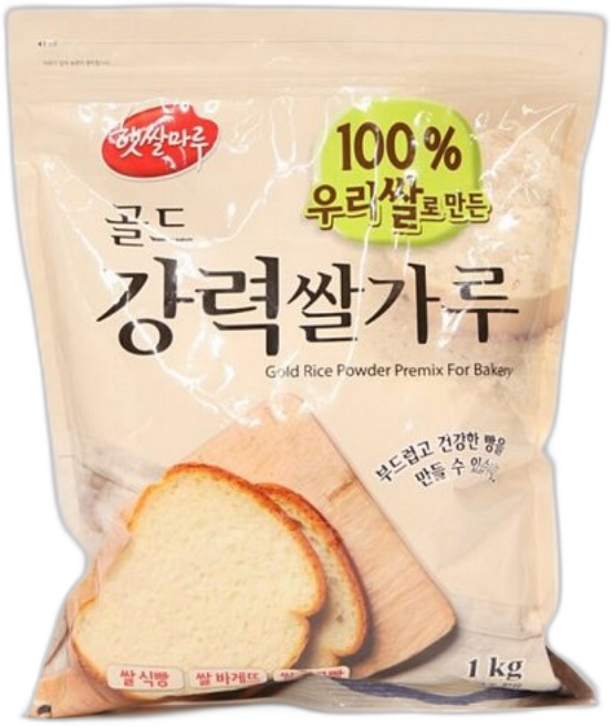 빵가루 쌀식빵 햇쌀마루 강력 쌀가루 골드 국산쌀 1kg, 1개