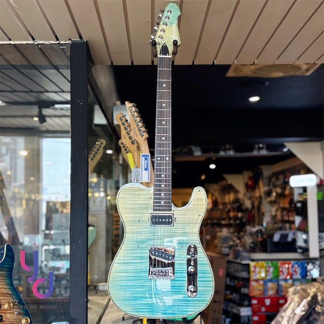 GU Guitars MG Seraphim MT3721R Tele 電吉他 冰霧影 虎紋, 1個