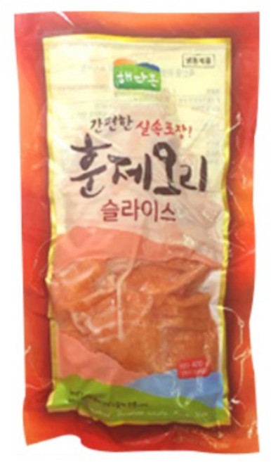 [498] 해다온 훈제오리슬라이스 400g, 1개