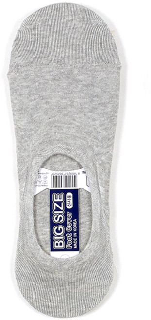 빅사이즈 덧신 안벗겨지는 큰발 페이크삭스 실리콘 면 덧신양말 덧버선