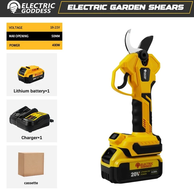 6인치 브러시리스 텔레스코픽 폴 전기 체인톱 높은 가지 절단용 정원 전정 가위 전동 공구 (디월트 20V 배, 03 1PC Battery Set B, 02 미국, 01 China Mainland, 1