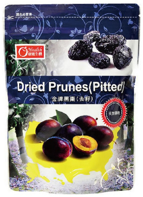 康健生機 金牌去籽黑棗，富含膳食纖維，方便食用, 300g, 1包