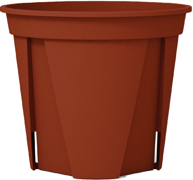 가네야 정품 EU 슬릿화분 10개 묶음 세트, 1개, 브라운