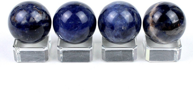 크리스탈블레싱 소달라이트 구 천연원석 크리스탈 에너지 정화 힐링 명상 장식 CBT3550