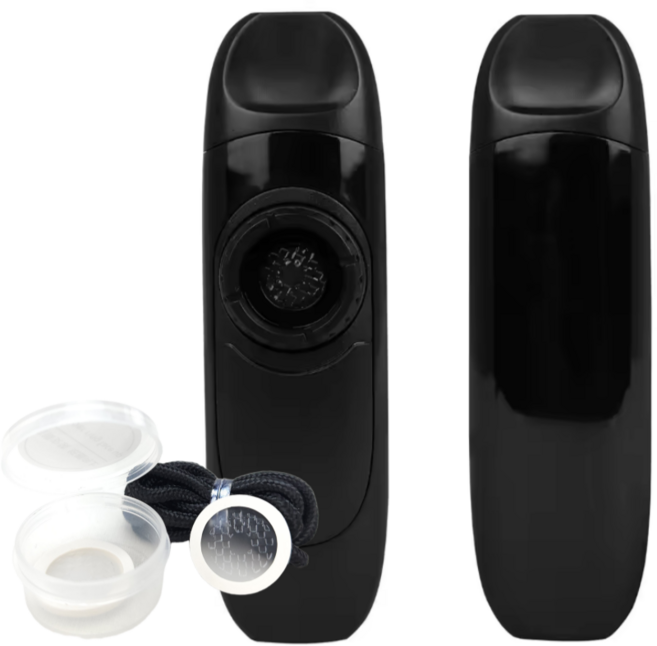 슈페라 휴대용 플라스틱 카주 떨림막 악기, 1개, 블랙, SCK-120