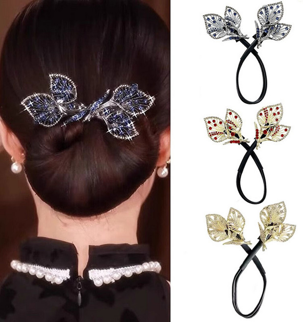 ZMBIRD 3종세트 블링 큐빅 헤어밴드 똥머리 올림머리 N5307