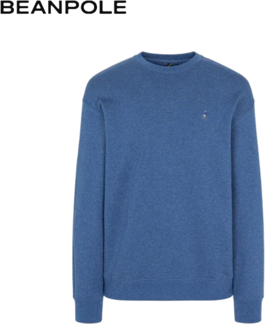 [백화점발송]빈폴 남녀공용 티셔츠 블루 자수 스웨트 맨투맨 스웨트 셔츠 긴팔티 캐주얼 데일리 유니섹스 등산 아웃도어 스포츠 골프 커플룩 여행