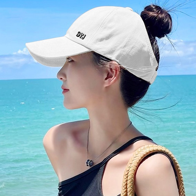 아띠Ahtty 똥머리 포니테일 코튼 볼캡 야구 모자 8color