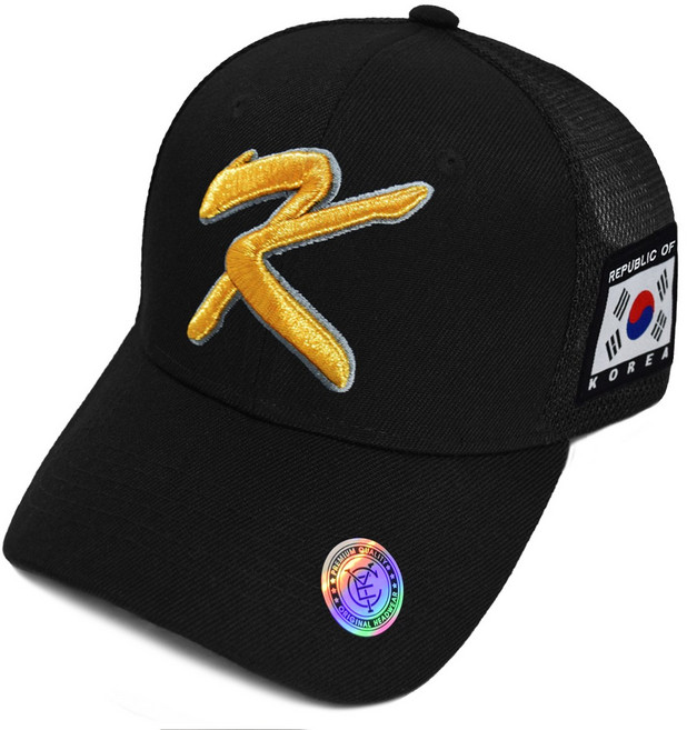 캡이요 CAPEYO 2405 K 대한민국 이중메쉬 라벨 야구모자 여름모자 메쉬모자 태극기모자 코리아 한국 관광 기념품 외국인 선물 모자
